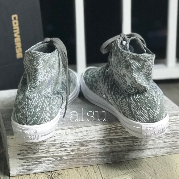 NWT Converse Gemma HI Charcoal W AUTHENTIC - Picture 3 of 6